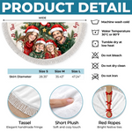 Custom Photo Christmas Keepsake Gifts For Families - Personalized Tree Skirt