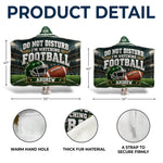 Custom Name Football Gifts for Fans - Personalized Snuggle Blanket
