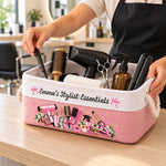 Custom Name Hair Stylist Gifts For Women - Personalized Storage Basket