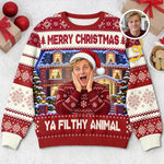 Custom Photo Funny Christmas Gifts for Men - Personalized Ugly Sweatshirt