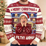 Custom Photo Funny Christmas Gifts for Men - Personalized Ugly Sweatshirt