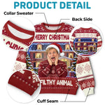 Custom Photo Funny Christmas Gifts for Men - Personalized Ugly Sweatshirt