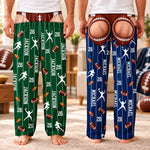 Custom Funny Name Football Gifts for Men - Personalized Pajamas