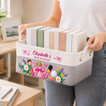 Custom Name Makeup Beauty Stash Gifts For Women - Personalized Storage Basket