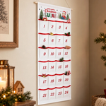 Custom Photo Name Christmas Countdown Gifts for Kids - Personalized Fabric Advent Calendar