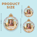 Custom Photo Memorial Christmas Decor - Personalized Acrylic Ornament