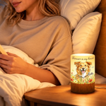 Custom Pet Photo Name Memorial Dog Gifts - Personalized Dimmable Touch Night Light
