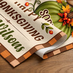 Custom Name Thanksgiving Family Gifts - Personalized Table Runner