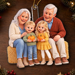Custom Family Photo Christmas Gifts - Personalized Acrylic Ornament