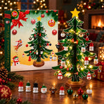 24 Days Surprise Xmas Gifts - Christmas Tree Ornaments Advent Calendar