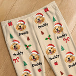 Custom Pet Photo Christmas Gifts For Dog And Cat Lovers - Personalized Pajamas Pants