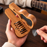 Custom Name Guitarist Gifts for Kids - Personalized Guitar Pick Holder Case