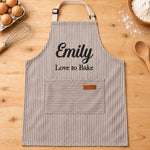 Custom Name Baking Gifts For Women - Personalized Embroidered Apron
