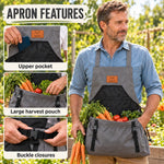 Custom Name Gardening Gifts For Gardeners - Personalized Gardening Apron With Pockets