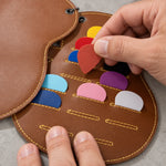 Custom Name Guitar Gifts for Guitarists - Personalized Guitar-Shaped Picks Storage Case