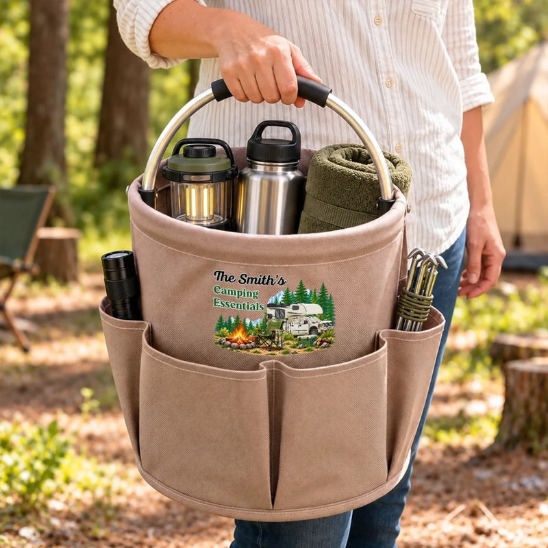 Custom Name Camping Essentials Gifts For Campers - Personalized Tool Bag