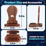 Custom Name Gamer Gifts for Men - Personalized Wooden Headset Stand