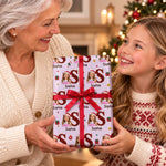 Custom Photo Name Christmas Gifts for Kids - Personalized Wrapping Paper