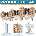 Custom Pet Photo Memorial Christmas Decor - Personalized LED Tree Topper