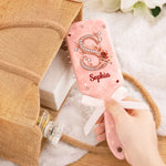 Custom Name Floral Initial Gifts For Women - Personalized Paddle Hair Brush