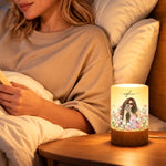 Custom Name Photo Flower Selfie Gifts for Her - Personalized Dimmable Touch Night Light