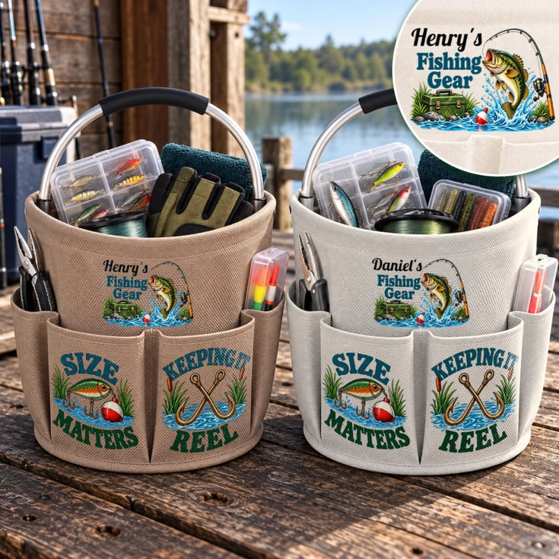 Custom Name Fishing Gifts for Anglers - Personalized Tool Bag Trio