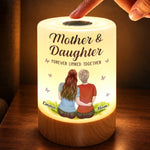 Custom Name Mother And Daughters Gifts - Personalized Dimmable Touch Night Light