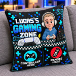 Custom Name Gaming Zone Gifts For Game Lovers - Personalized Pocket Pillow