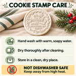 Custom Family Name Christmas Cookie Gifts - Personalized Cookie Stamp