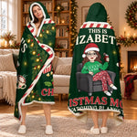 Custom Name Christmas Movie Gifts for Women - Personalized Snuggle Blanket