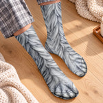 Custom Funny Hairy Feet Prank Gifts for Men and Women - Personalized Middle Tube Socks