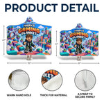 Custom Photo Pixel Gamer Adventure Gifts for Kids - Personalized Snuggle Blanket
