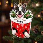 Custom Pet Photo Christmas Keepsake Gifts For Pet Lovers  - Personalized Acrylic Ornament