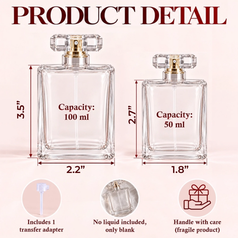 Custom Name Butterfly Flower Gifts For Women - Personalized Refillable Perfume Bottle