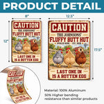 Custom Name Chicken Coop Humor Gifts for Hen Lovers - Personalized Metal Sign
