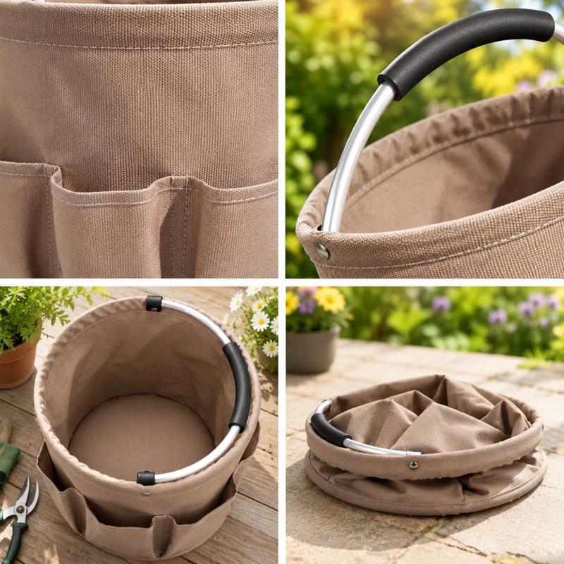 Custom Photo Gardener of the Year Gifts for Gardeners - Personalized Tool Bag Trio