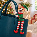 Custom Photo Christmas Elf Doll Gifts For Dog And Cat Lovers - Personalized Poseable Plush Doll