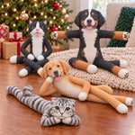 Custom Photo Funny Pet Christmas Gifts For Pet Lovers - Personalized Poseable Plush Doll