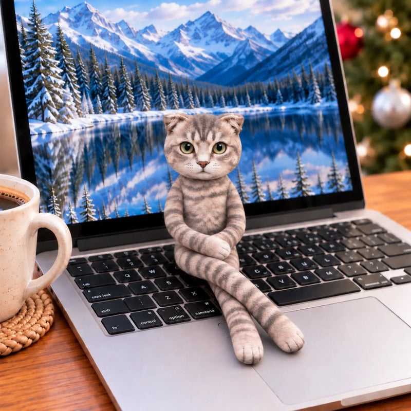 Custom Photo Funny Pet Christmas Gifts For Pet Lovers - Personalized Poseable Plush Doll