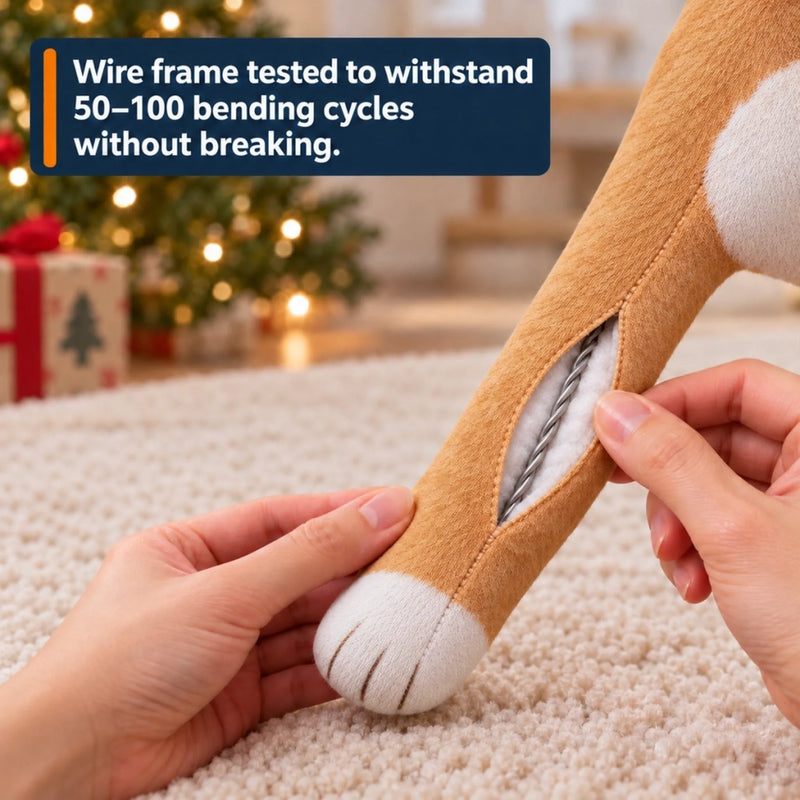 Custom Photo Funny Pet Christmas Gifts For Pet Lovers - Personalized Poseable Plush Doll