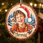 Custom Family Member Photo Christmas Gifts - Personalized Ornament