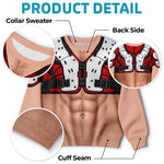 Custom Funny Football Beer Gifts for Men - Personalized Ugly Sweatshirt