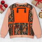 Custom Skin Tone Funny Christmas Hunting Vest Gifts for Couples - Personalized Ugly Sweatshirt