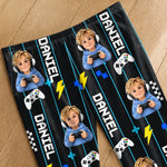Custom Name Gamer Gifts for Kids - Personalized Pajama Pants