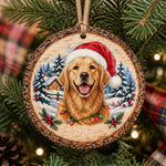 Custom Dog Photo Christmas Gift for Dog Lovers - Personalized Ornament