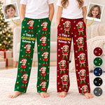 Custom Photo This Grandma Belongs To Christmas Gifts - Personalized Pajama Pants