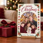 Custom Photo Christmas Family Gifts - Personalized Christmas Greeting Card