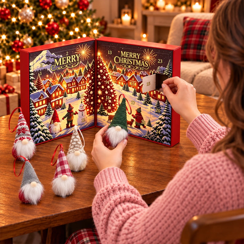 Christmas 24 Days of Gnome Surprises - Gnome Advent Calendar