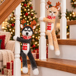 Custom Photo Pet Face Funny Christmas Gifts For Pet Lovers - Personalized Poseable Plush Doll