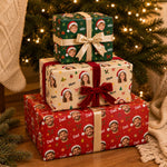 Custom Family Photo Christmas Gifts - Personalized Wrapping Paper